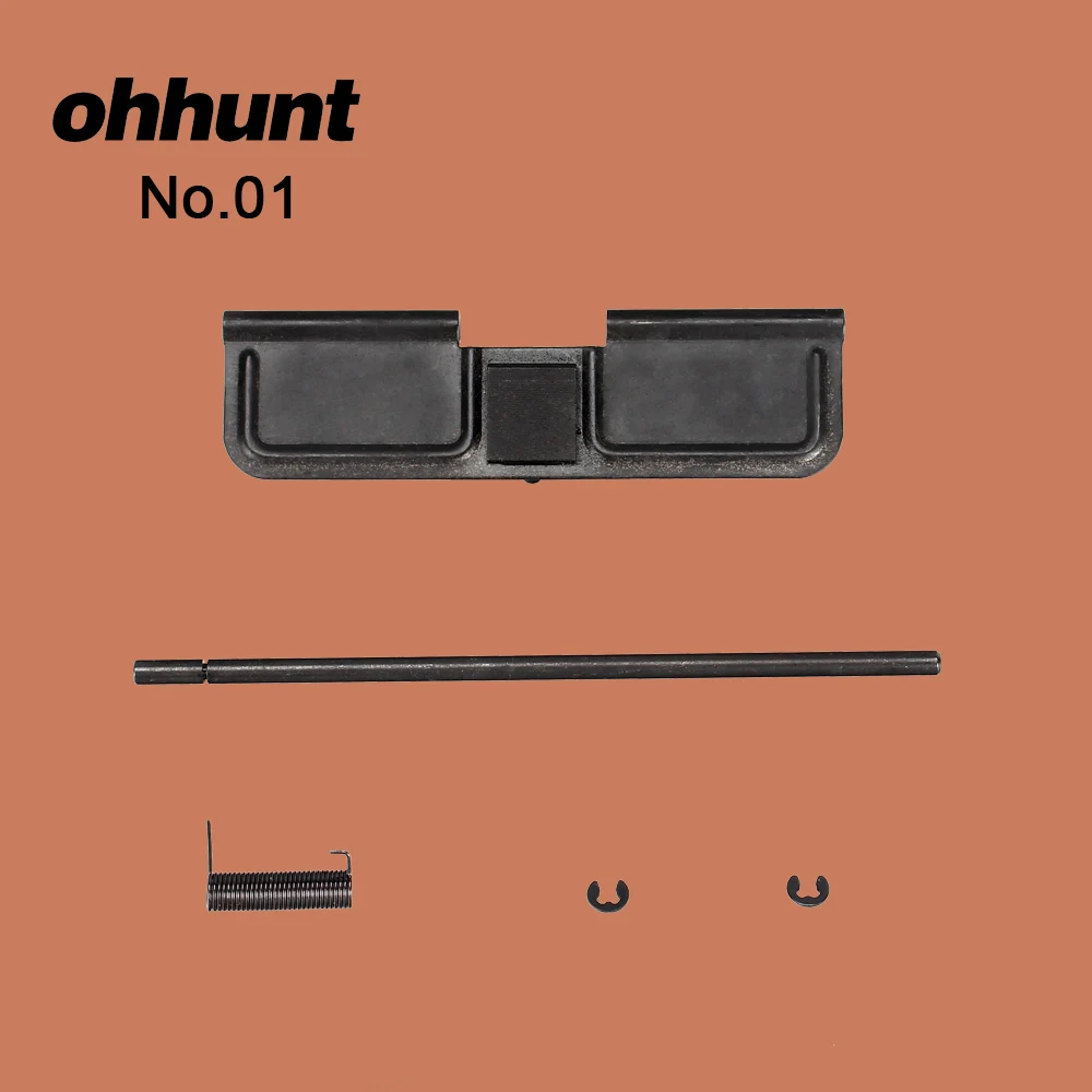 No.01 Ohhunt Тактический стальной страйкбол. 223 помощь вперед и пылезащитная крышка в сборе Набор для M4 M16 AR 15 верхний приемник части наборы - Цвет: No.01