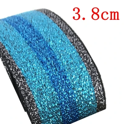 Rainbow color onion loose tight belt thickening soft elastic band rope flat rubber band pants waist elastic band clothing - Цвет: No.7