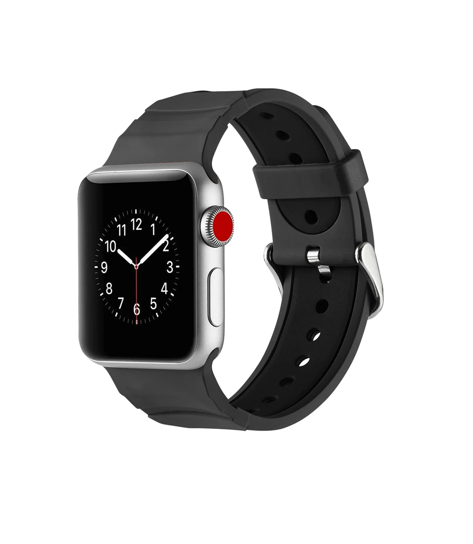 Для Apple Watch Series 4 44 мм 40 силиконовый ремешок для 1 2 3 заменить мужчин t группа женский
