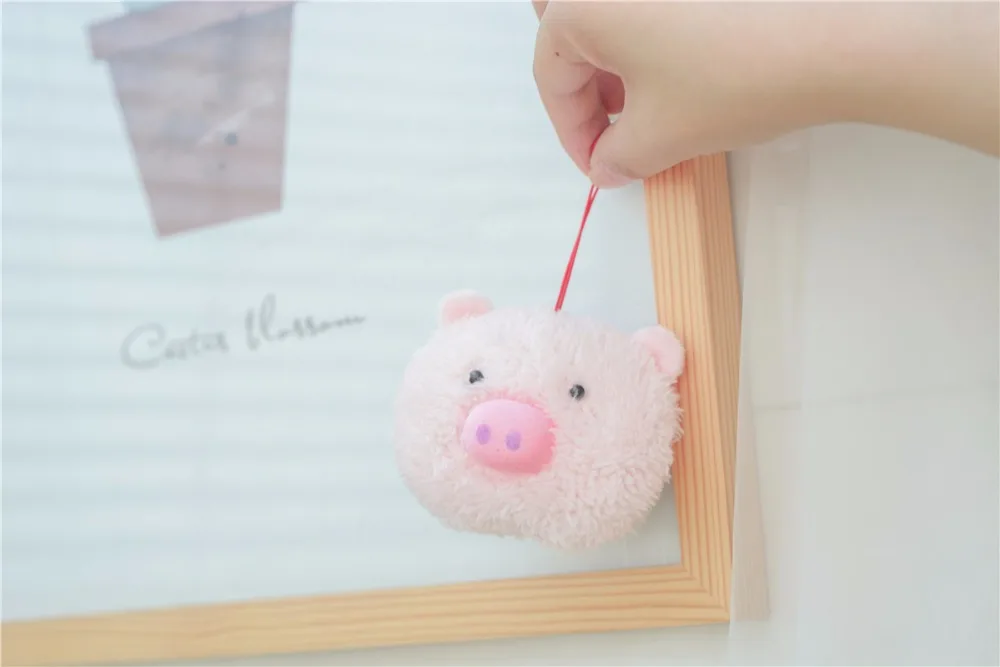 Azoo 8 см милый мультяшный поросенок декор для малыша плюшевая игрушка мини мягкая