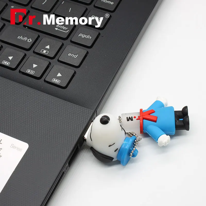 Забавная 64 Гб USB флешка для маленького мальчика симпатичная собака-щенок мультфильм Флешка 32 Гб 16 Гб Персонализированная карта памяти u-диск дружеский подарок