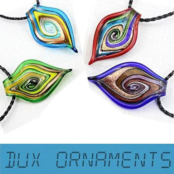 Оптовая продажа муранского стекла ювелирные изделия ожерелье кулон от Dux