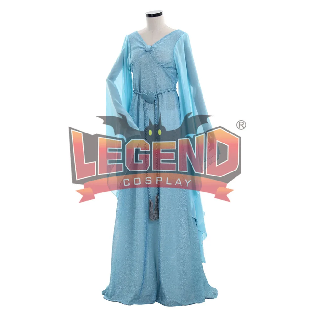 Blue Fairy Princess Dress Costume for Halloween Carnival Costume Cosplay Women image 3