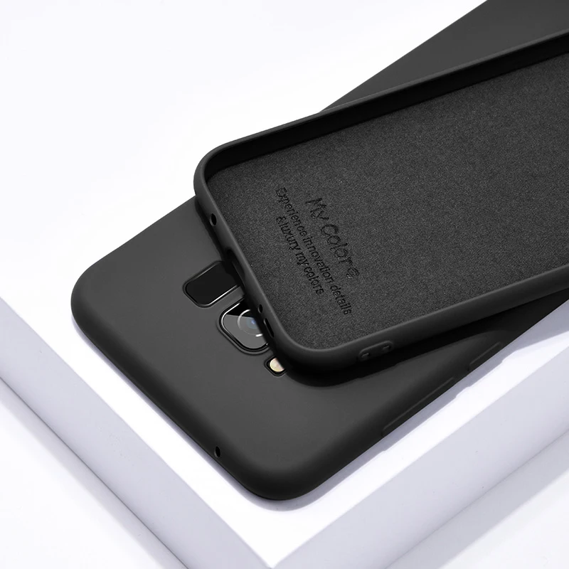 Официальный чехол FCOWB для samsung s9 из жидкого силикона роскошный брендовый телефона