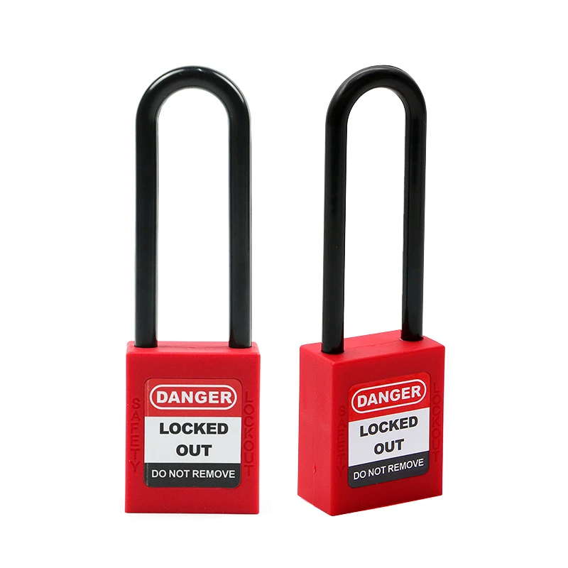 Высокое качество 76 мм длинные пластиковые изоляционные скобы безопасности Loto