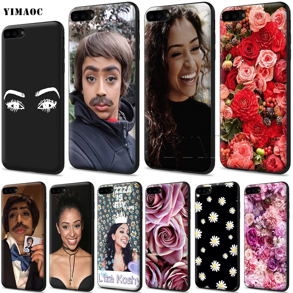 YIMAOC Liza Koshy мягкий чехол для Apple iPhone SE 2020 5 5s 6 6s 7 8 Plus XR X Xs 11 12 Pro Max mini|Бамперы| |