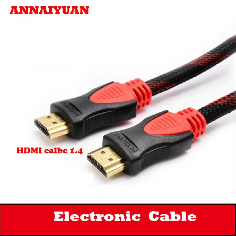 Бесплатная доставка телевизионный кабель 1 4 HDMI 15 метров высокой четкости для