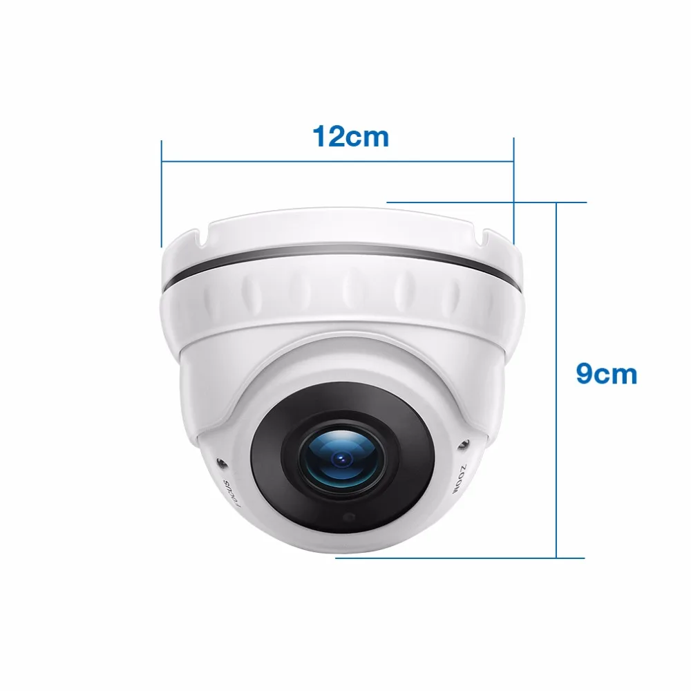 Tmezon HD 1200TVL купольная металлическая камера домашняя система видеонаблюдения