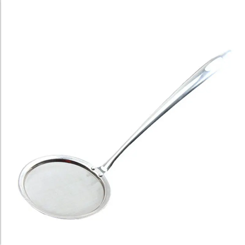 1 шт. ложка-скиммер из нержавеющей стали с длинной ручкой | Дом и сад
