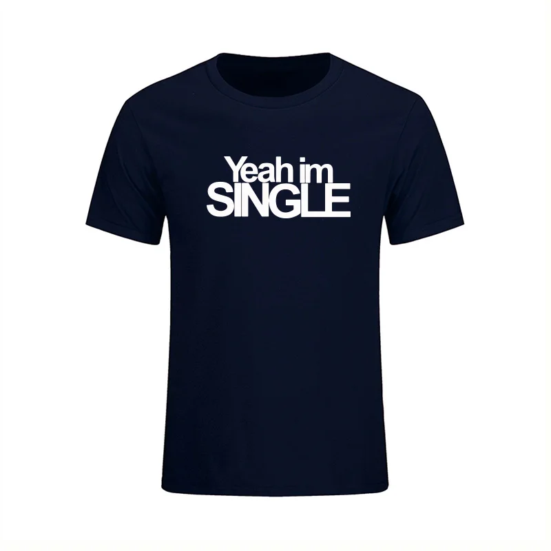 Футболка I Am Single Gift новинка забавная футболка Мужская брендовая одежда летняя