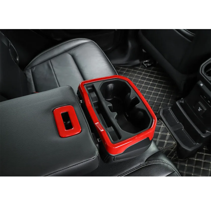 JXKaFa подходит для Jeep Wrangler JL 2018 Автомобильная задняя подлокотник рамка держателя