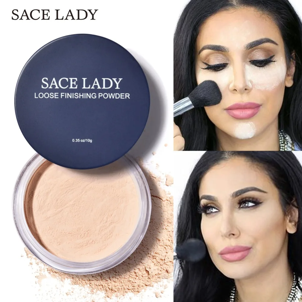 SACE LADY Face свободный порошок матовая отделка прозрачный установочный