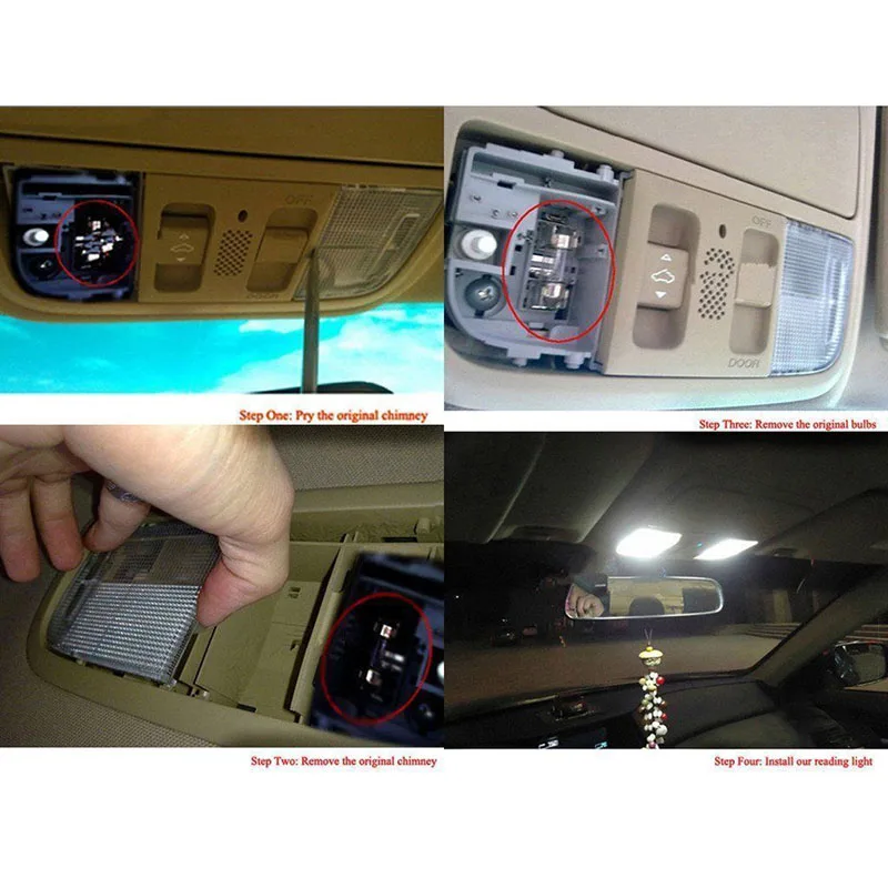 

10pcs/lot 12V 41mm 42mm C5W 1.5W COB LED Car Festoon Reading Dome Map Light Bulb White