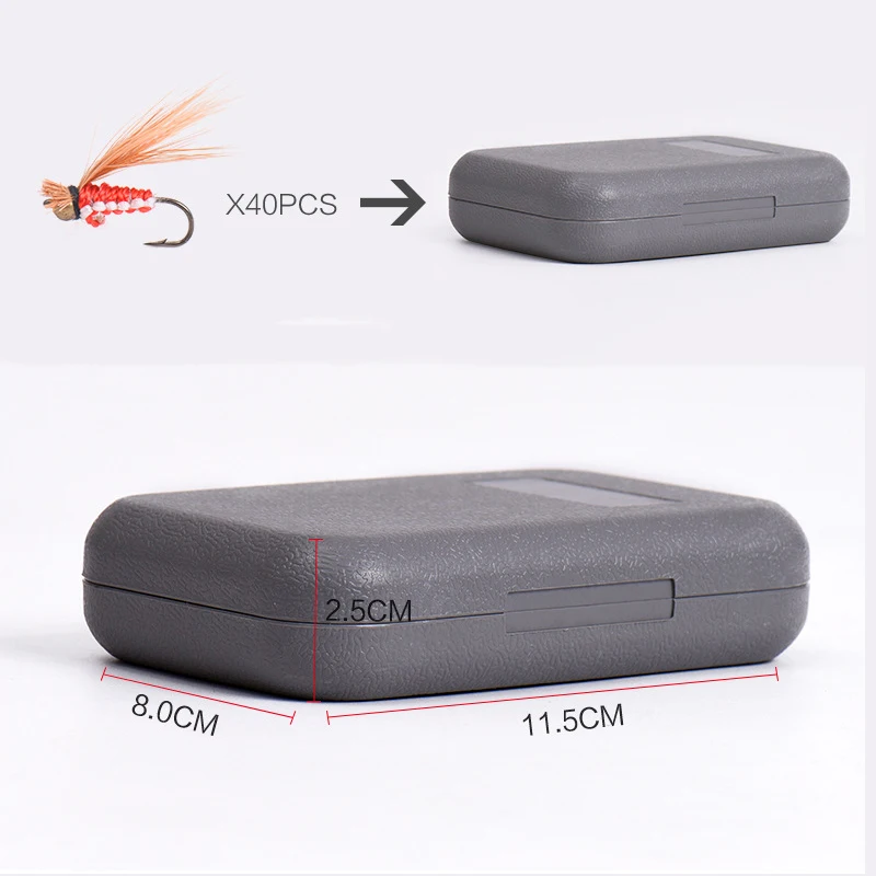 40 шт./компл. Лео Fly рыболовный крючок бионические приманки для рыбной ловли