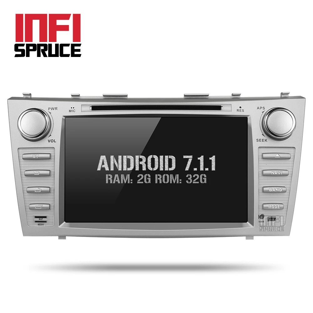 Автомобильный dvd для Toyota camry 2007 2008 2009 2010 2011 2 ГБ + 32 android 7 1 GPS Радио Навигация стерео