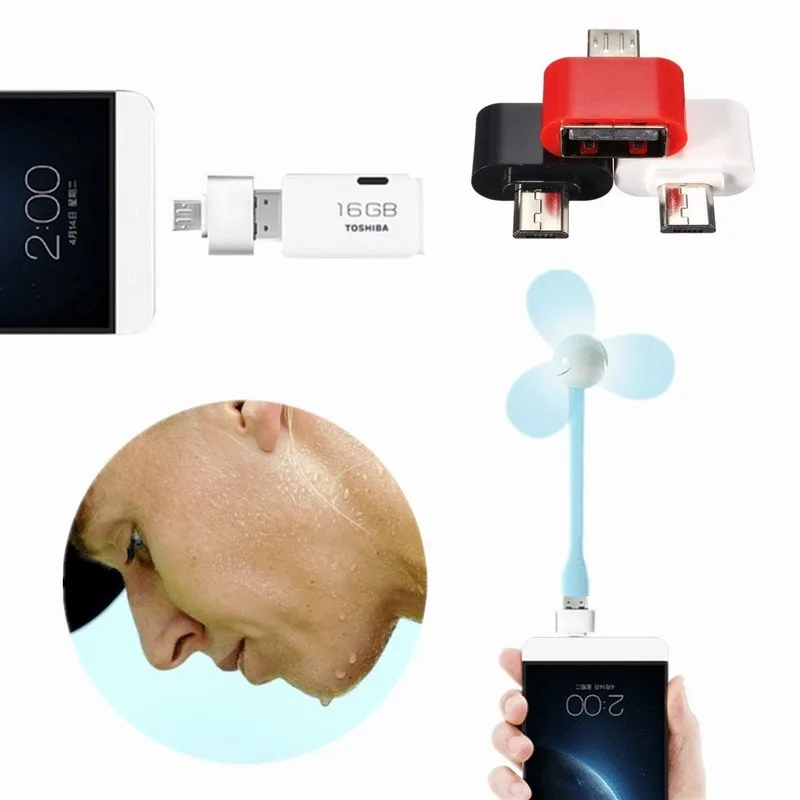 Micro USB мужчина к 2 0 Женский адаптер OTG конвертер кабель для Android Samsung Galaxy Huawei Xiaomi Tablet