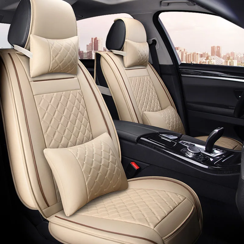 Универсальный искусственная кожа сиденья авто чехлы сидений для volvo s40 s60 s80 v40 v50 v60