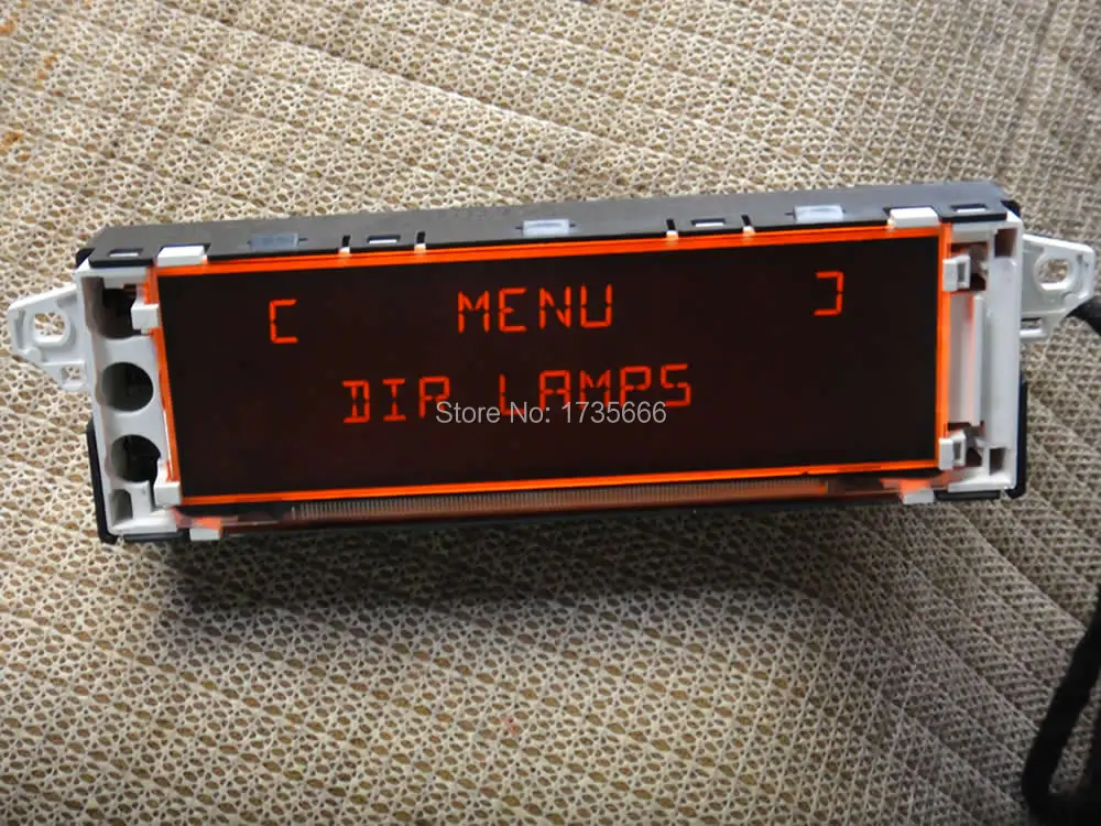 Оригинальный Автомобильный экран монитора поддержка USB aux дисплей красный
