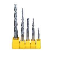 6mm r0 25 r0 5 r0 75 r1 0 r1 5 r2 0 tapered ball nose end mill taper cone milling cutter woodworking router bit