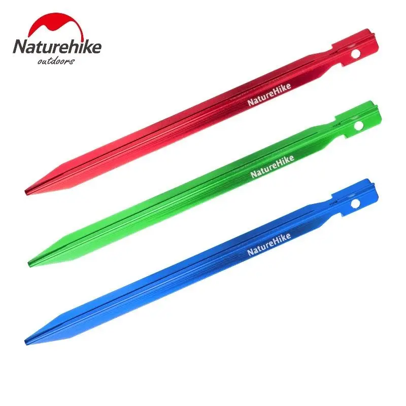

Naturehike Outdoor Camping Tent Accessories Ultralight Camp Tent Nails Lengthening and Thickening Windproof Nails NH15A005-I