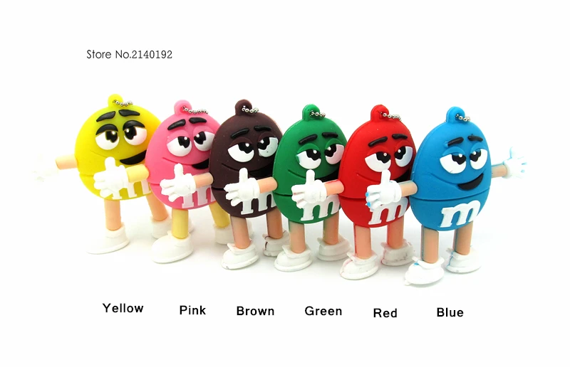 Usb флеш накопитель M &amp M's Chocolate Bean 4 ГБ 8 16 32 ГБ|u disk|usb flash drive 4gbflash |