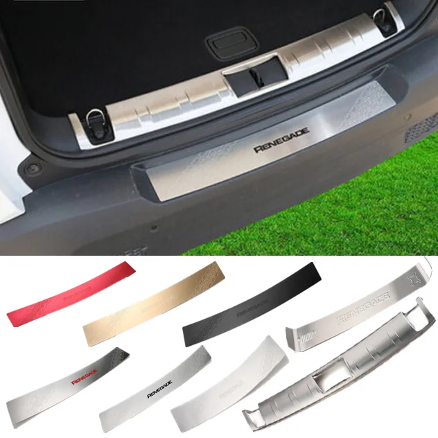 Защитная накладка для багажника из нержавеющей стали Jeep Renegade|trim protector|aluminium