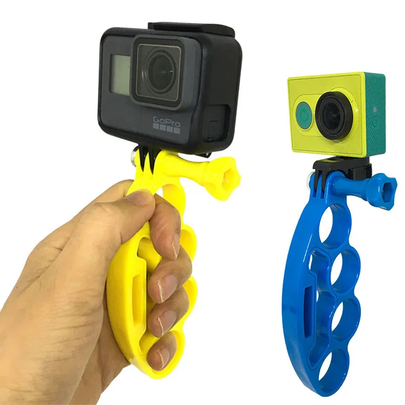 Ручная селфи Палка с канавками на пальцах ручной держатель для GoPro Hero 7 6 5 4 3 + Xiaoyi Yi