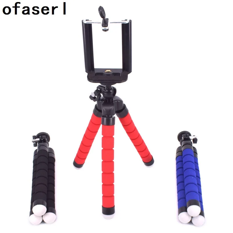 Bluetooth гибкий универсальный портативный алюминиевый держатель для телефона зажим