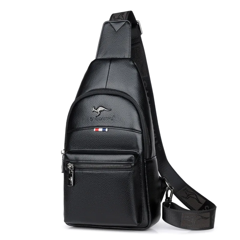 Сумка мужская из искусственной кожи водонепроницаемая на плечо 2019 | Багаж и сумки