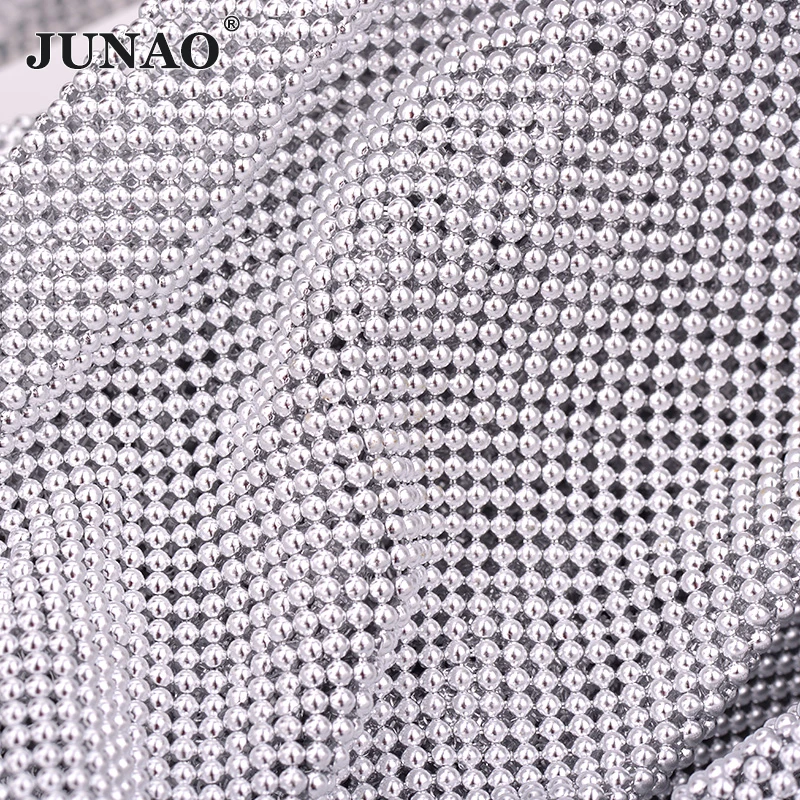 Стразы JUNAO 34*120 см с золотым металлическим покрытием лист из алюминиевой сетки