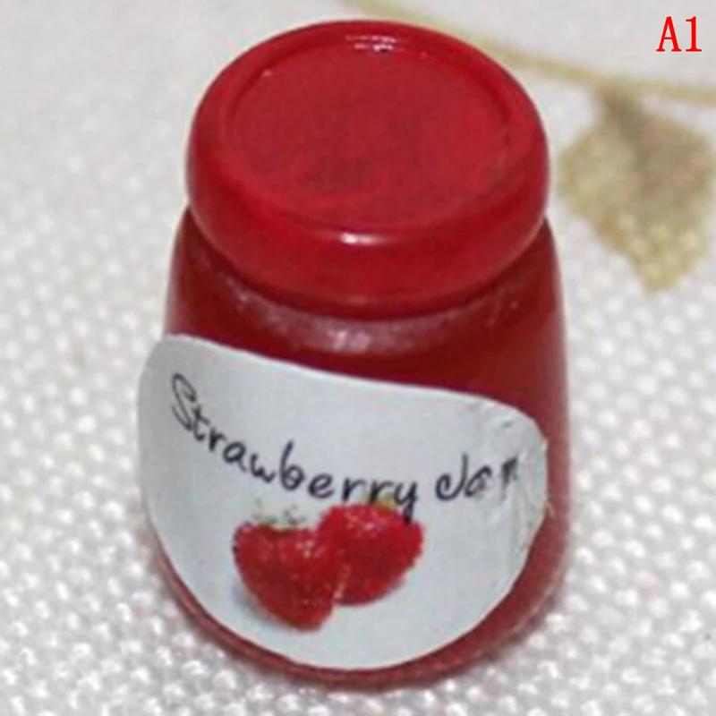

New Selling Dollhouse Miniature 1:12 Kitchen Food Jam Condiment DIY Decor