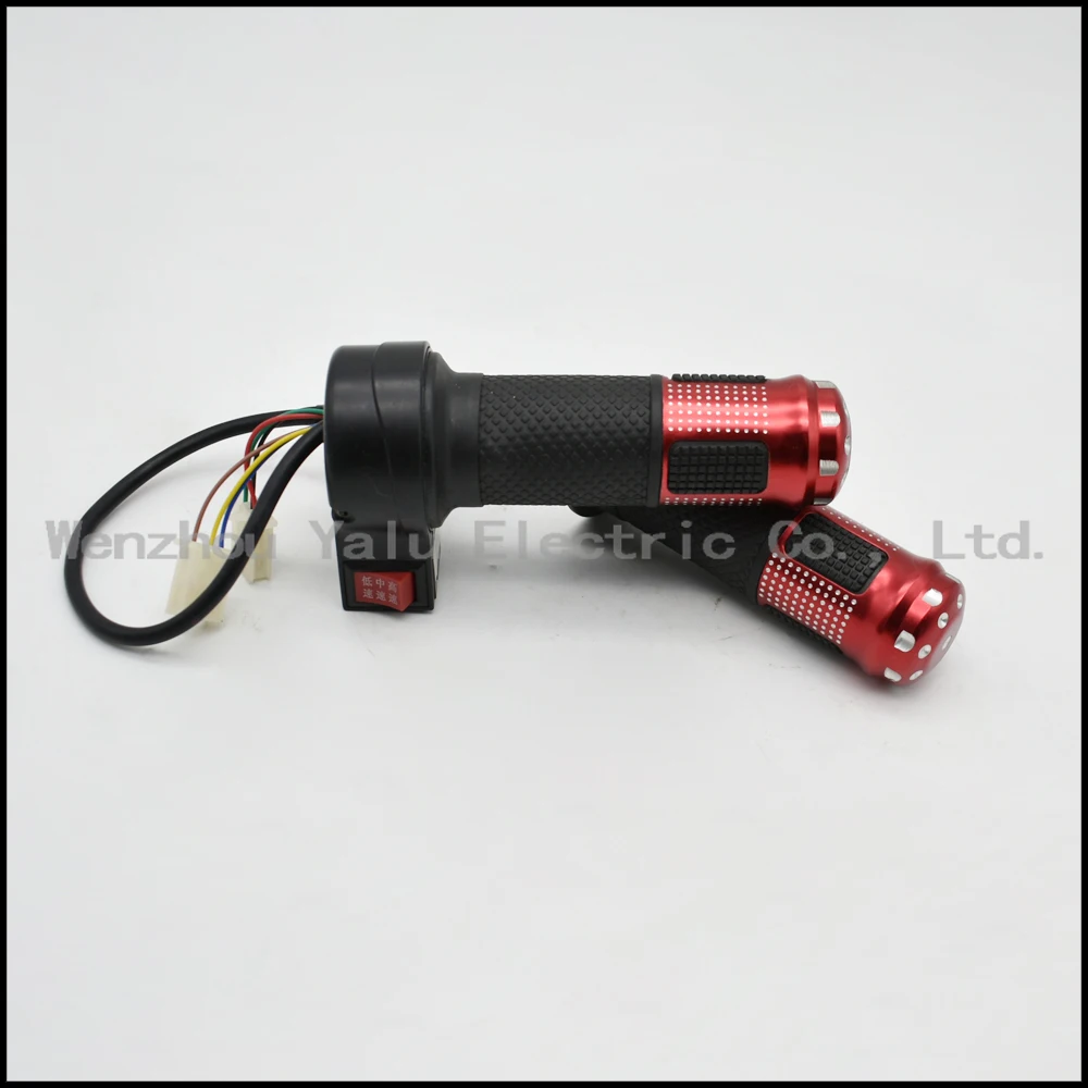 22mm electric bicycle speed control color aluminum alloy turn high low and three acceleration throttle handle | Спорт и развлечения