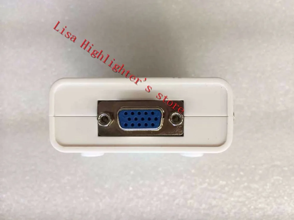 2pc White 1 to 4 ports way VGA video splitter duplicator 250mhz split screen device cascadedable Boots Video Signals up 65m | Электроника