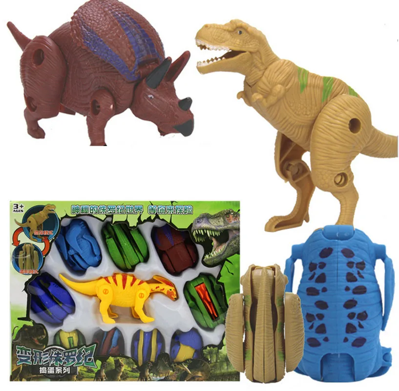 10pcs/Set Deformation Dinosaur Eggs Toys Creative Animals Model Gift for Boys Children | Gags & Practical Jokes