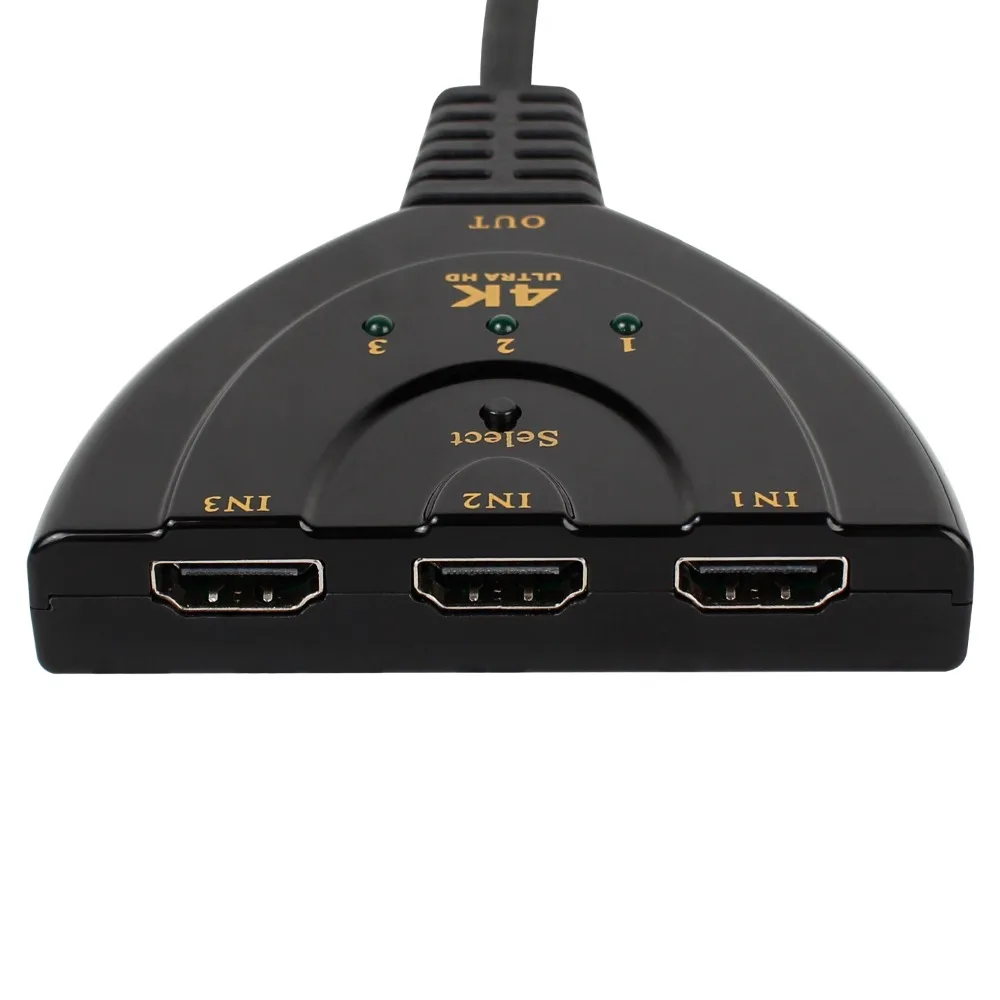 3 в 1 Мини HDMI усилитель Коммутатор Сплиттер 4K 4 порта Селектор 1080P для DVD HDTV Xbox PS3 PS4 |