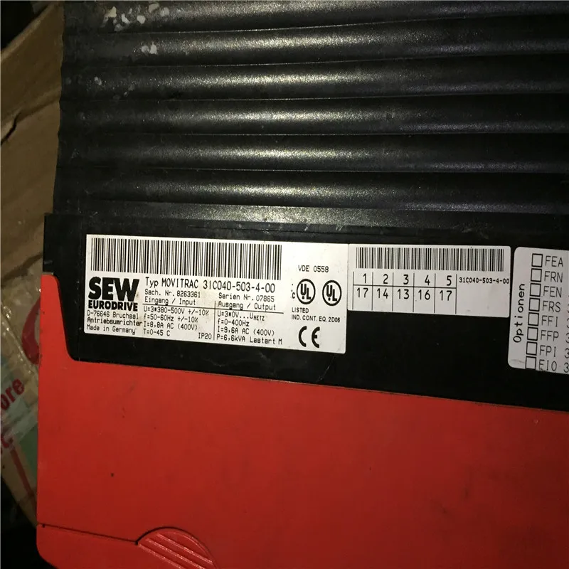 Sew Movitrac 31C040-503-4-00 Frequency Inverter Used | Инструменты