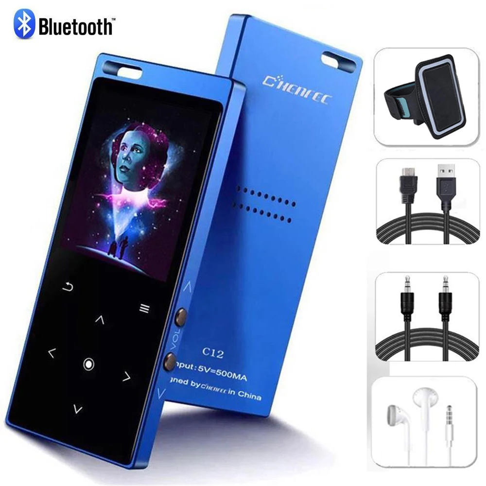 MP4 плеер Bluetooth 4 1 встроенный динамик сенсорная кнопка 8 ГБ/16 ГБ с дюймовым экраном