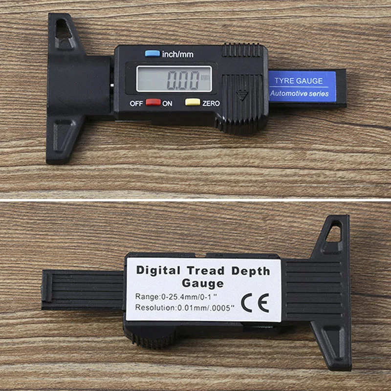 

Digital Car Tyre Tire Tread Depth Gauge Meter Measurer Tool Caliper Thickness Gauges LCD Display tpms Tire Monitoring System