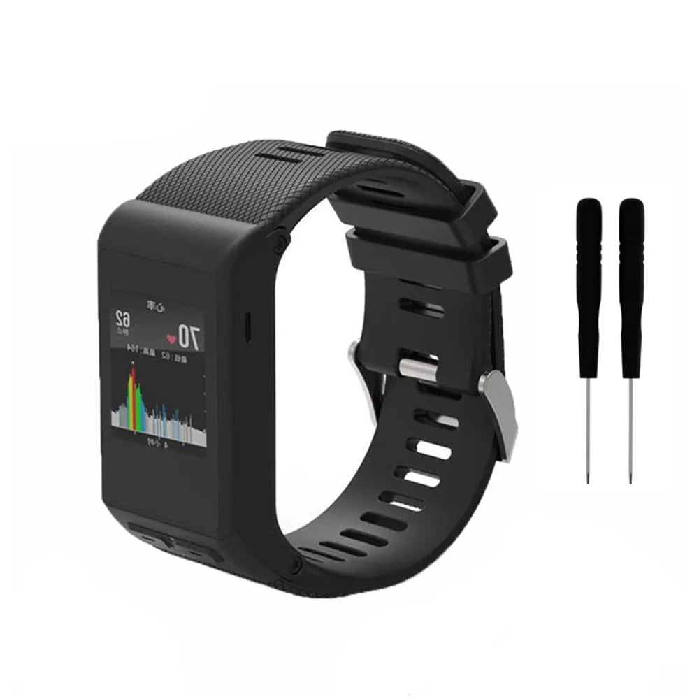 Спортивный ремешок для часов для Garmin Vivoactive HR часы ремешок модные, мягкие, силиконовые Замена полосы ремешок для Garmin Vivoactive HR ремешок