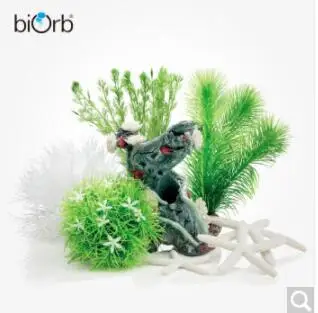 Biorb аквариум естественное украшение зеленый сад имитация пейзажа набор