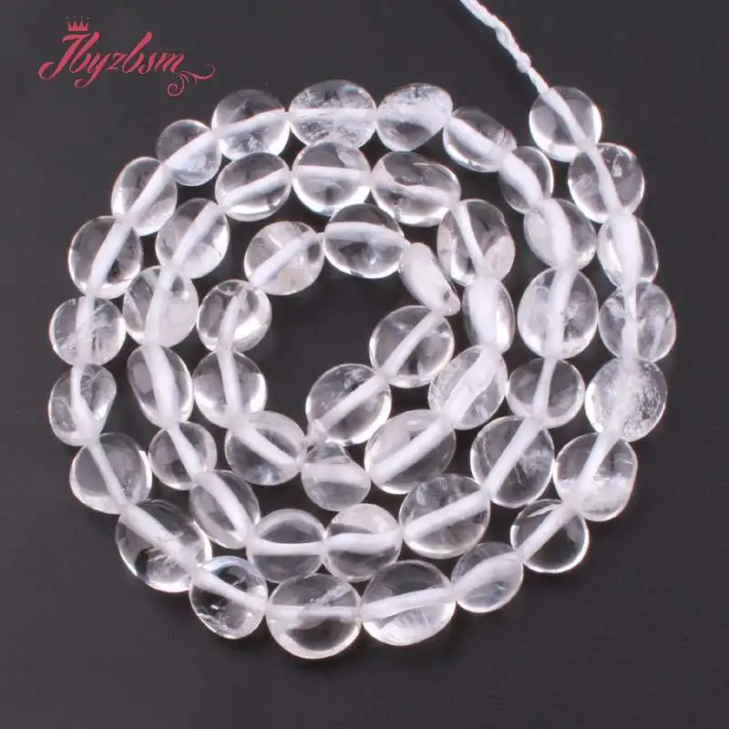 White Rock Crystal 4x6x5-8mm нерегулярный, свободной формы натуральный камень разделитель для DIY ожерелье ювелирные изделия для создания браслетов 1" - Цвет: White Rock Crystal