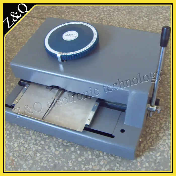 

Manual Nameplate Metal embosser Machine 41D the metal plate workpiece max 120 * 100mm