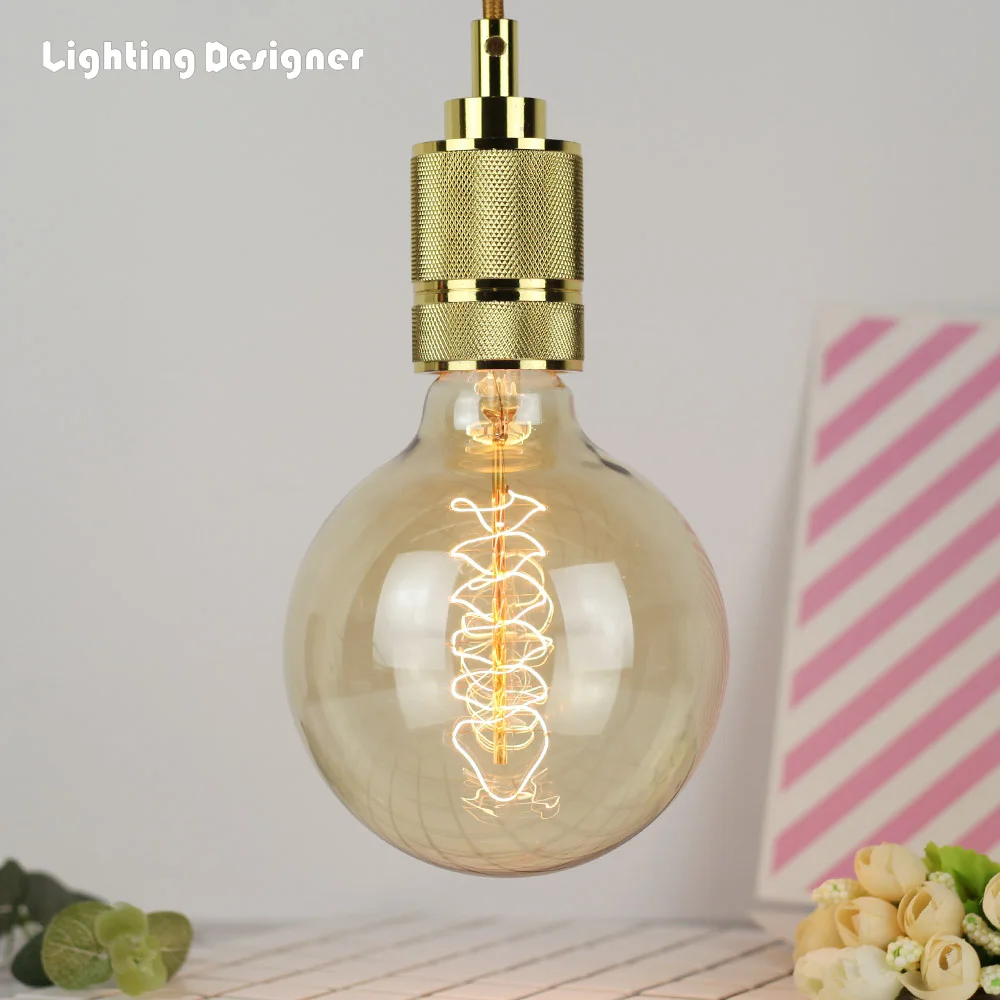 6 шт./упак. лампочка Эдисона Винтаж лампа накаливания 40 Вт 220/240 В E27 Глобус