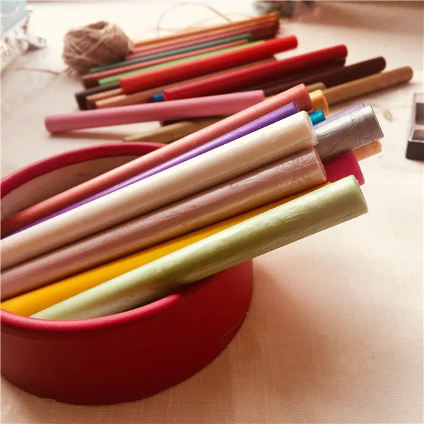 

33 Color round DIY Sealing bar Strips Seal Dedicated Beeswax Stick Paint Stamp Seal Wax Sigillo Envelope Handmade DIY Tools