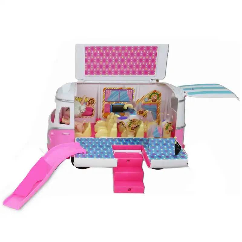 Новинка 2019 кукла с животными автобусная игрушка игровой домик и 2 питомца куклы