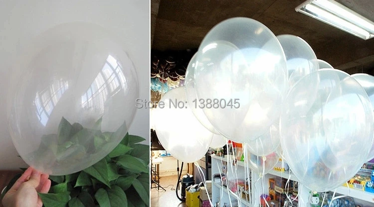 Оптовая продажа прозрачные воздушные шары 10 дюймов 100 шт./лот свадебные украшения