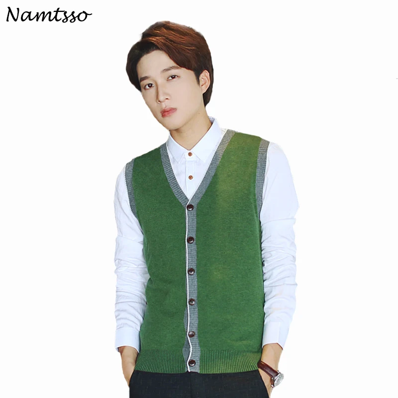 Хлопковый вязаный кардиган для мужчин 2018 осень зима новый цветной тонкий свитер