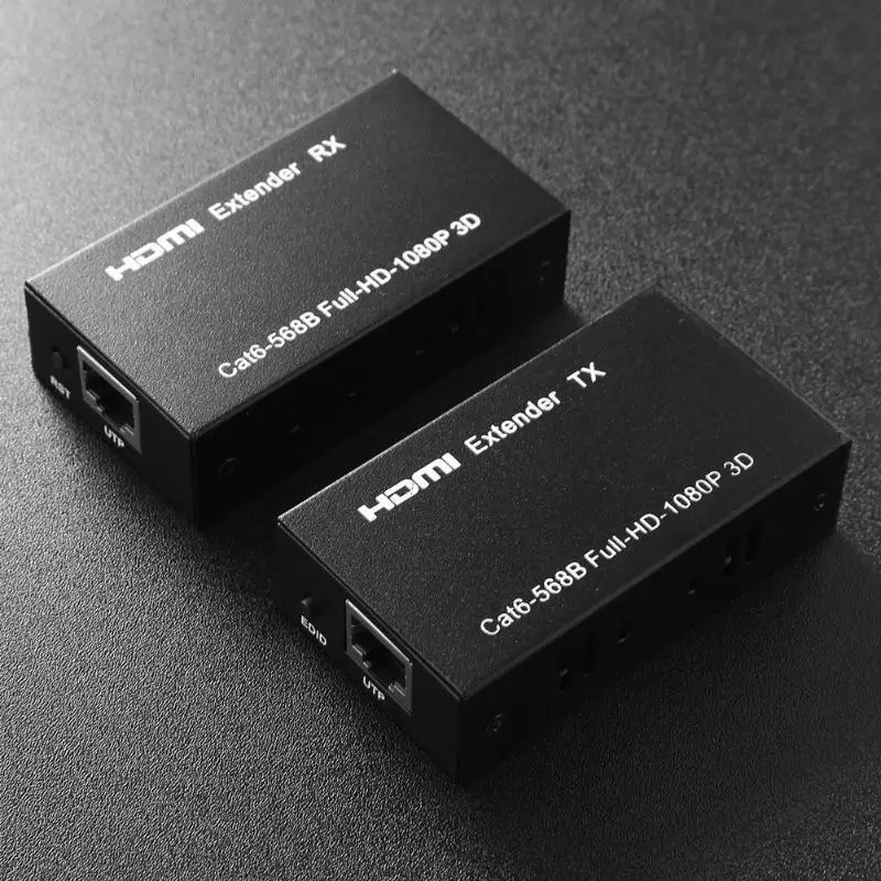 ALLOYSEED 3D 1080P беспроводной HDMI удлинитель Ethernet сетевой передатчик HDMI отправитель приемник для Cat5 CAT6 ТВ Поддержка 3D 1080P