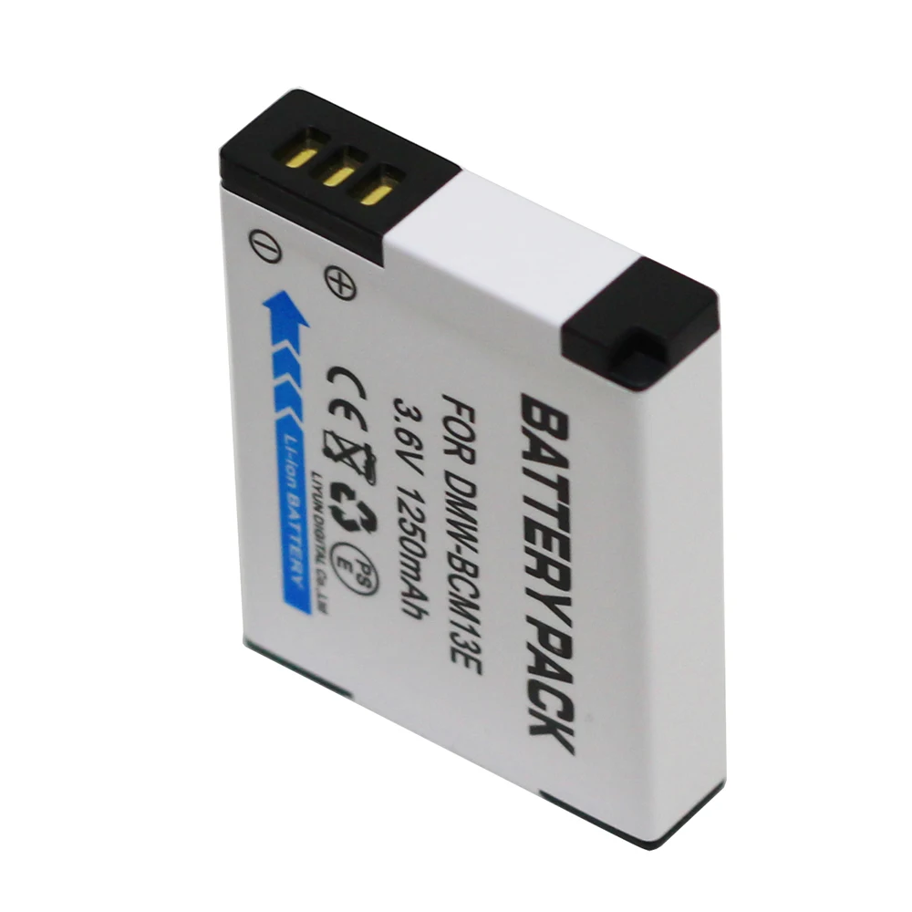 2 шт./лот DMW BCM13E Батарея BCM13 BCM13PP Замена Камера батареи для цифрового фотоаппарата