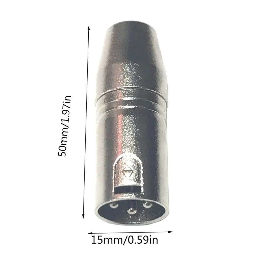 XLR 3 контактный Мужской адаптер на мини 5 мм (1/8 &quot) ТРС со штекера гнездо адаптера